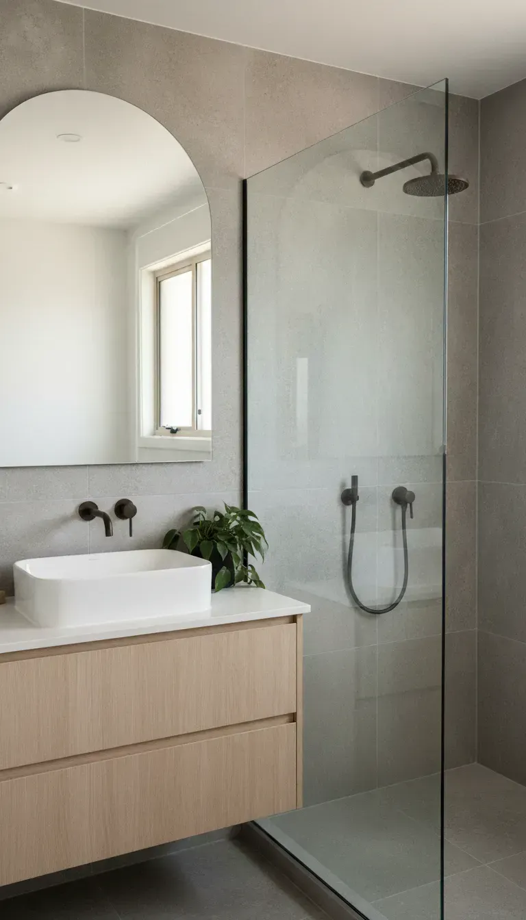 Shower screen and mirror replacements South Brisbane using toughened safety glass and custom mirrors cut to size.